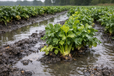 nadmierne nawodnienie selera