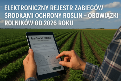 Elektroniczny rejestr zabiegów środkami ochrony roślin