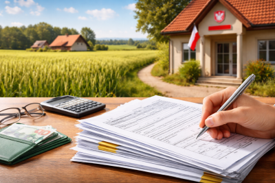 Dokumenty podatkowe rolnika w urzędzie gminy - zaświadczenie w sprawie podatku rolnego
